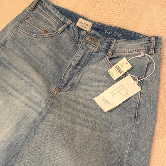 Pilcro Tall Light Blue Flare Jeans - Picture 7 of 8